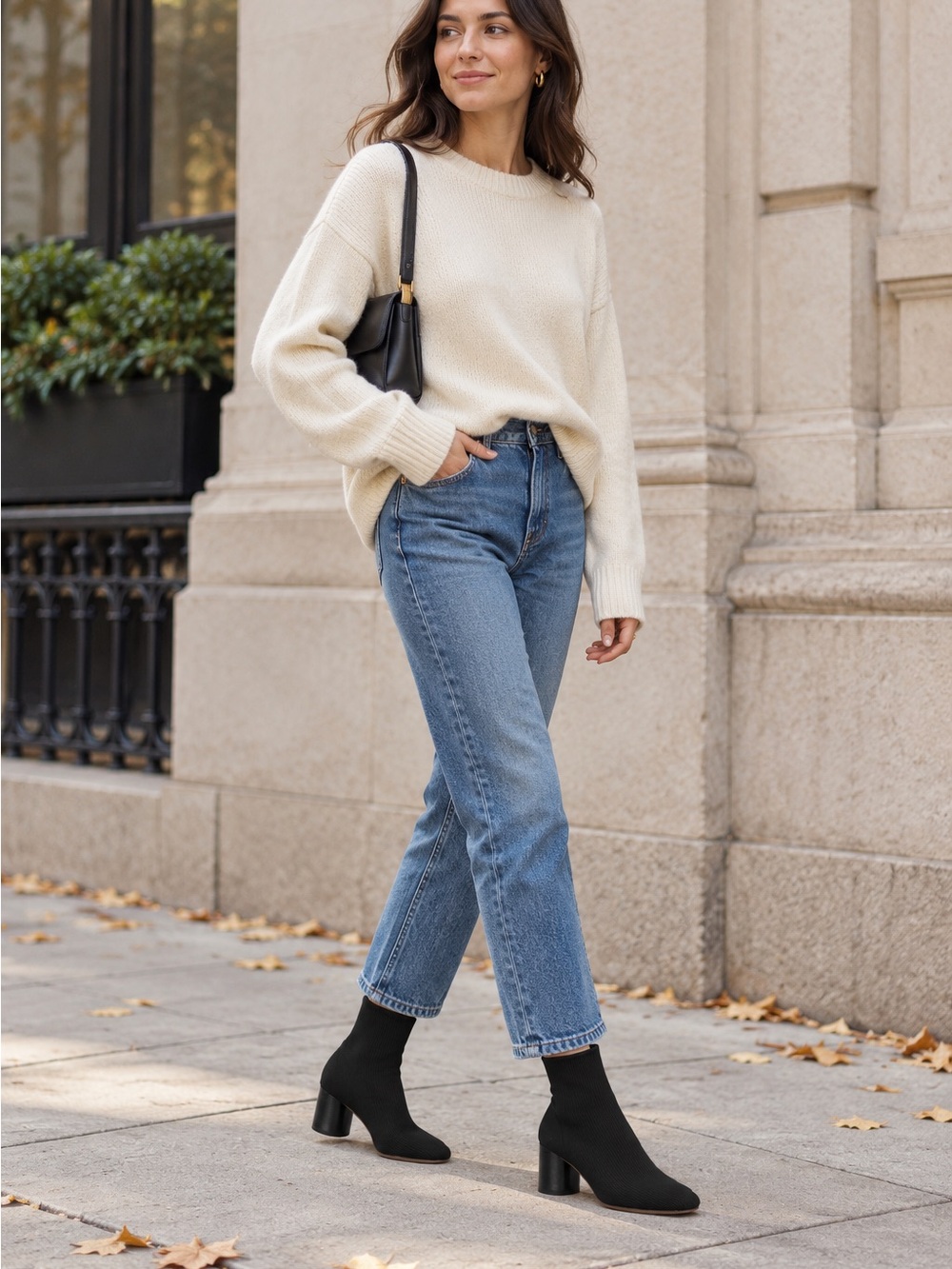 Vince Tasha Rib-Knit Boot - Size 8 - Picture 2 of 7